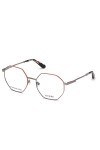 Guess Gu2849 Lunettes de Soleil, Nickeltin foncé Brillant, 53 Femme