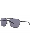 Nike Club Premier Dq0798 Sunglasses, 010 Satin Black Dark Grey, 58 Unisex