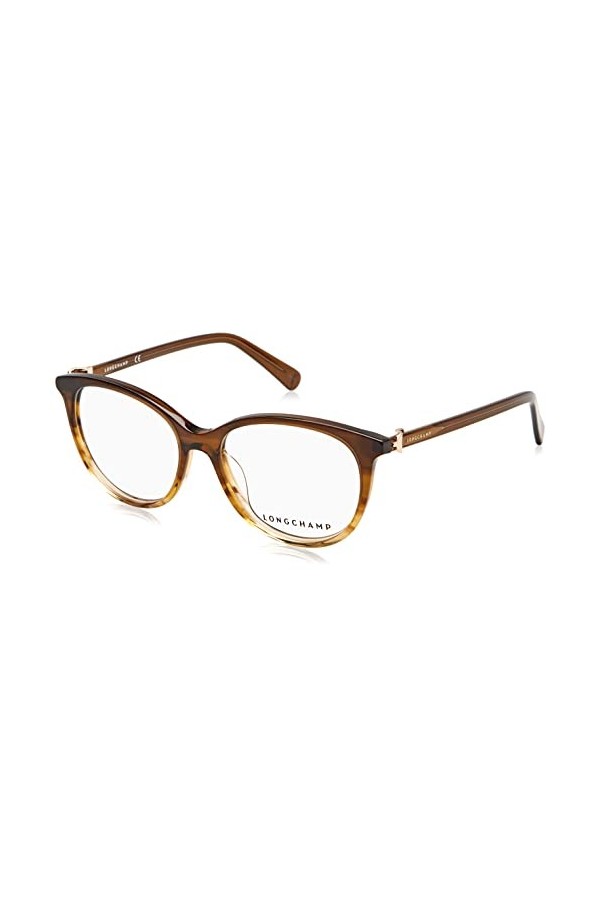 LONGCHAMP LO2684, Lunettes de soleil Femme, STRIPED HONEY, 53
