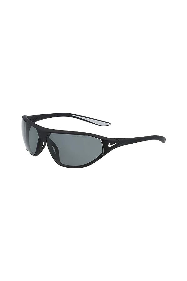Nike Aero Swift P Dq0989 Sunglasses, Colour: 011 Matte Black/Polar Grey, 65 Unisex