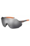 Under Armour Lunettes de soleil demi-heure pour adultes Gris Azabache/Orange, 99 pour femme, Gris Azabache/Orange 