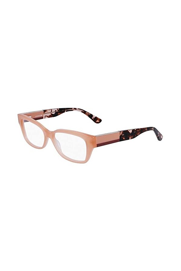Lacoste L2907 Sunglasses, 681 Peach Opaline, 53 Unisex