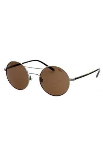 Polo Ralph Lauren 0PH3108 932873 Montures de Lunettes, Gris Shiny Brushed Gunmetal/Brown , 51 Femme