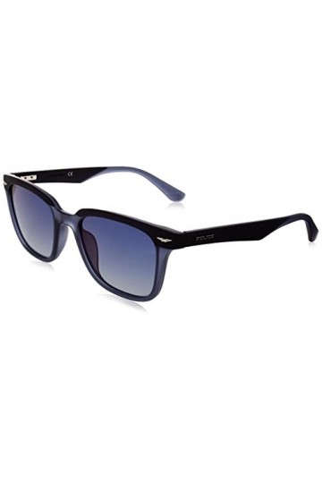 Police SPLE01 Sunglasses, Blue PIENO OPACO, 52 Unisex