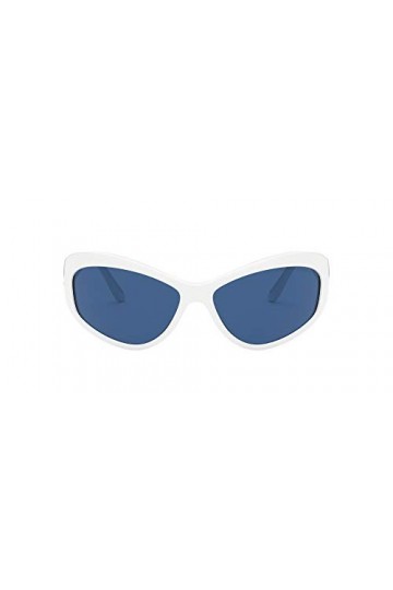 Ralph Lauren 0rl8179 Lunettes de Soleil, Blanco Metálico/Azul, 62 Femme