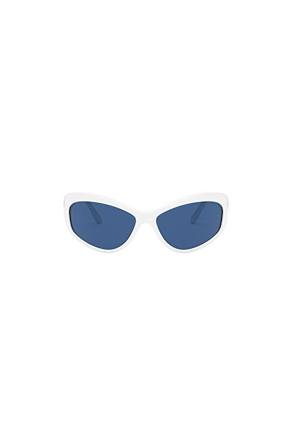 Ralph Lauren 0rl8179 Lunettes de Soleil, Blanco Metálico/Azul, 62 Femme