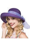 Kqpoinw Chapeau de Soleil, Chapeau Pliable pour Dame pour Femmes Blanc 