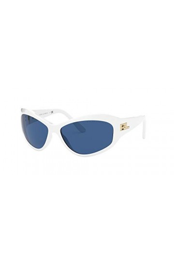 Ralph Lauren 0rl8179 Lunettes de Soleil, Blanco Metálico/Azul, 62 Femme