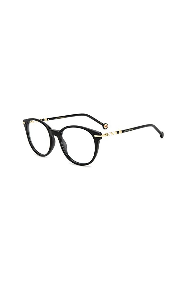 Carolina Herrera Her 0095 Sunglasses, 807/18 Black, 52 Unisex