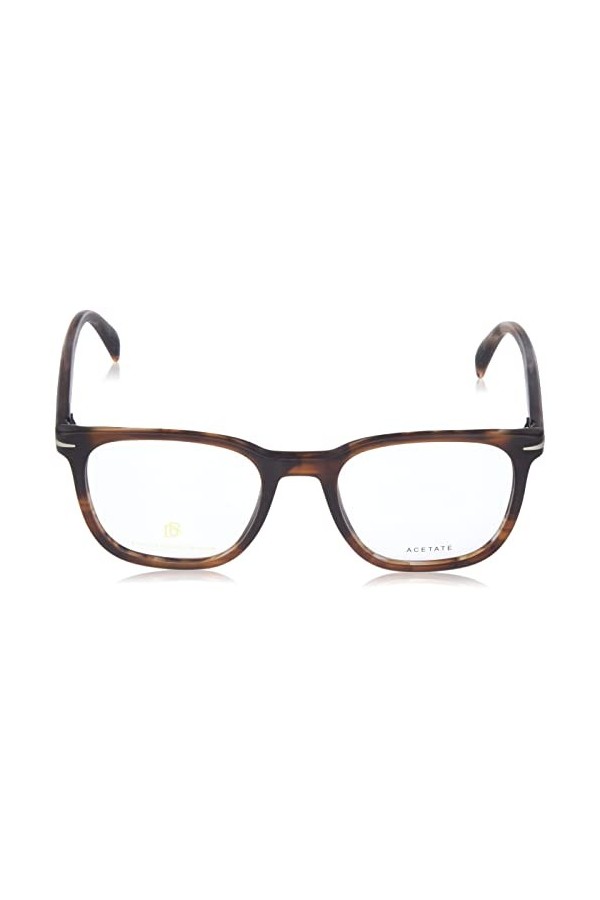 David Beckham DB 1107 Sunglasses, EX4/20 Brown Horn, 52 Unisex