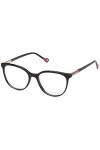YALEA Vya003l Lunettes de Soleil, Noir Brillant, 50 Femme