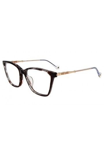 YALEA Vya018 Lunettes de Soleil, Marron/Gris Havana , 53 Femme