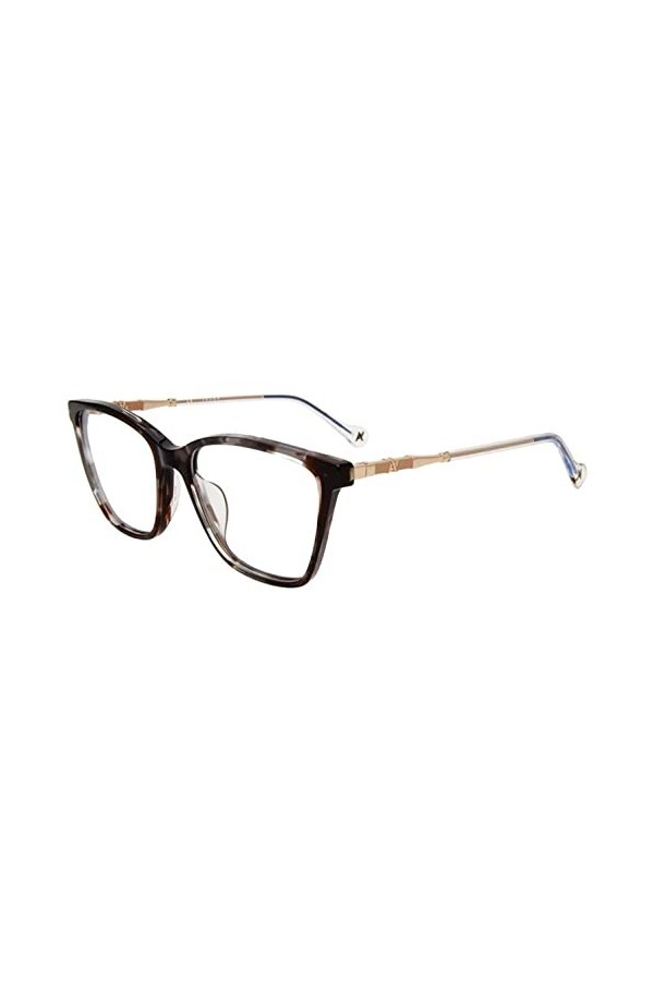 YALEA Vya018 Lunettes de Soleil, Marron/Gris Havana , 53 Femme