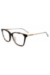 YALEA Vya018 Lunettes de Soleil, Marron/Gris Havana , 53 Femme