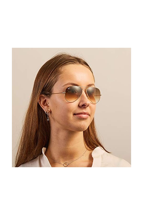 Ray-Ban - Lunette de soleil RB3025 Aviator - Homme, Gold