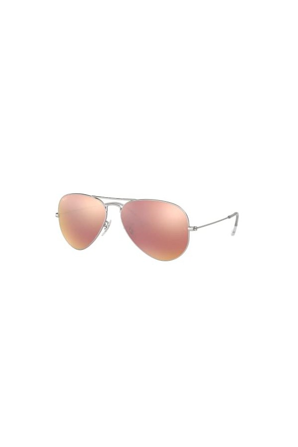 RAY BAN - 3025 - Lunettes de soleil mixte, matte silver