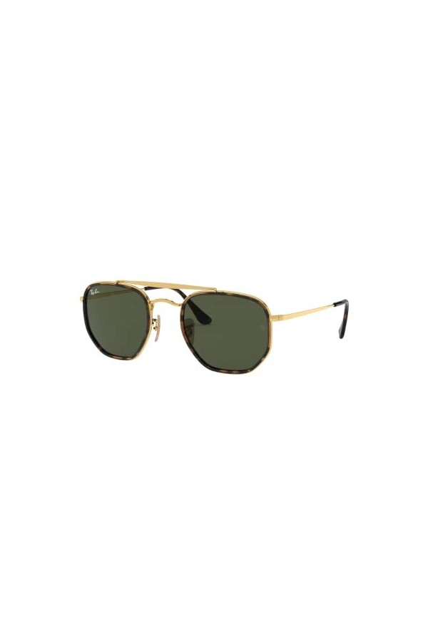 Ray-Ban 0RB3648M Montures de Lunettes, Noir Gold , 52.0 Mixte Adulte
