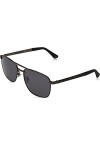 Police SPL890E Sunglasses, BACHELITE C/Parti Nero OPACO, 55 Unisex