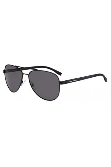BOSS 0761/S NR 10G 60 Sunglasses, Noir Mtblk Black/BRW Grey , Homme