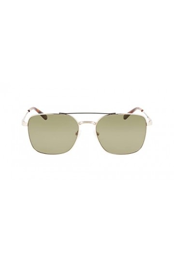 Calvin Klein CK22115S Sunglasses, 718 Yellow Gold, 57 Unisex