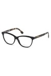 DIESEL DL5188 001 53 Lunettes de Soleil, Noir Nero LUCIDO , Femme