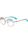CHIARA FERRAGNI CF 1012/BB, Lunettes de Soleil Femme, Or Gold/Blue Filter Lenses , 50