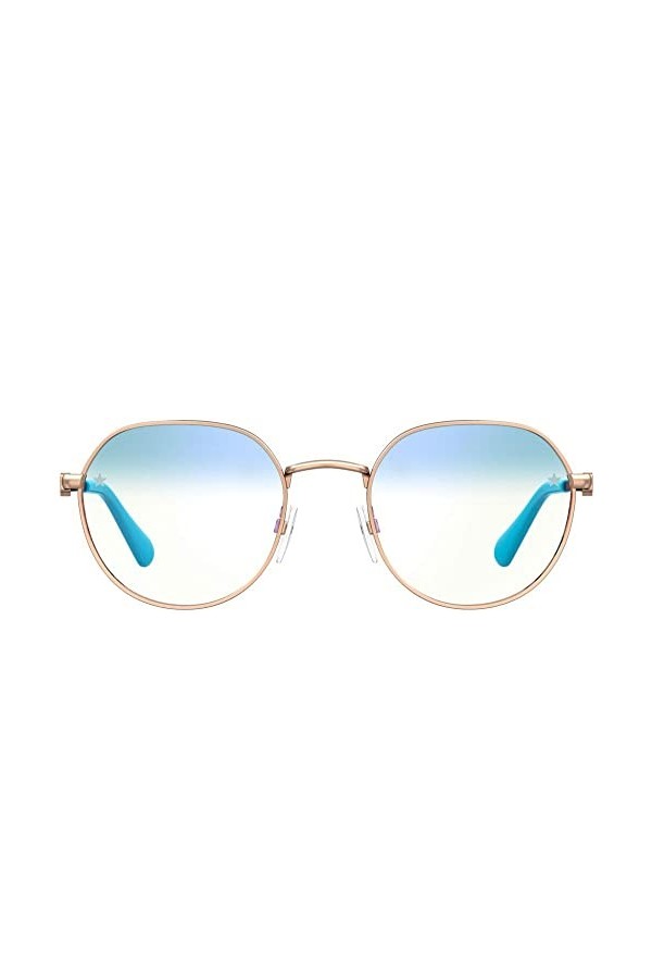 CHIARA FERRAGNI CF 1012/BB, Lunettes de Soleil Femme, Or Gold/Blue Filter Lenses , 50