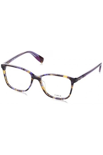 Furla Vfu579 V Lunettes de Soleil, Violet Shiny/Havana, 54 Femme