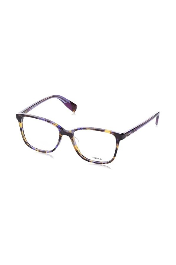 Furla Vfu579 V Lunettes de Soleil, Violet Shiny/Havana, 54 Femme