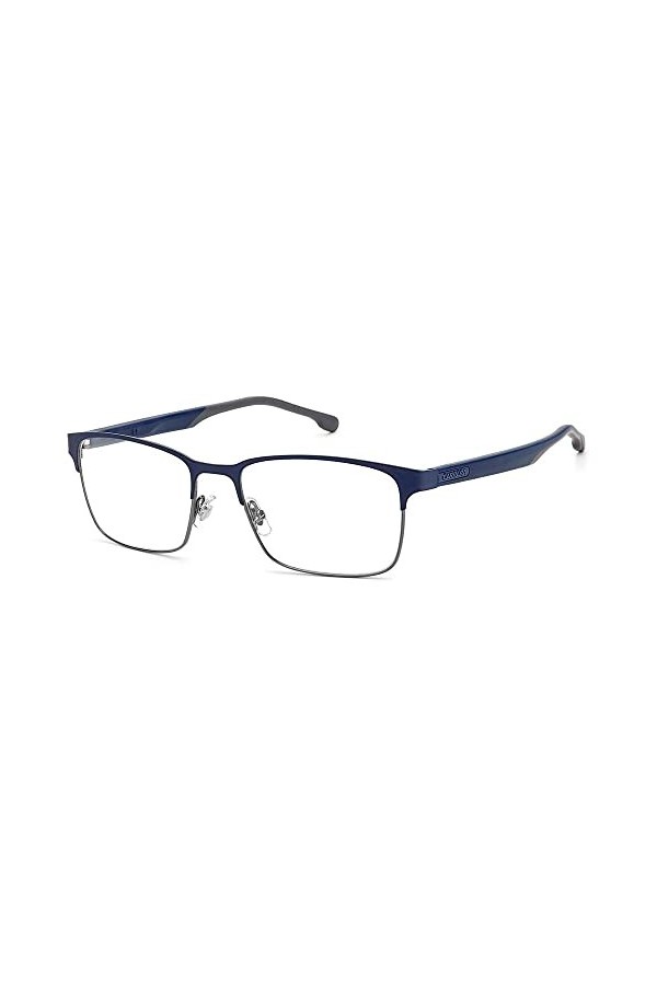 Carrera 8869 Sunglasses, FLL/18 Matte Blue, 55 Unisex