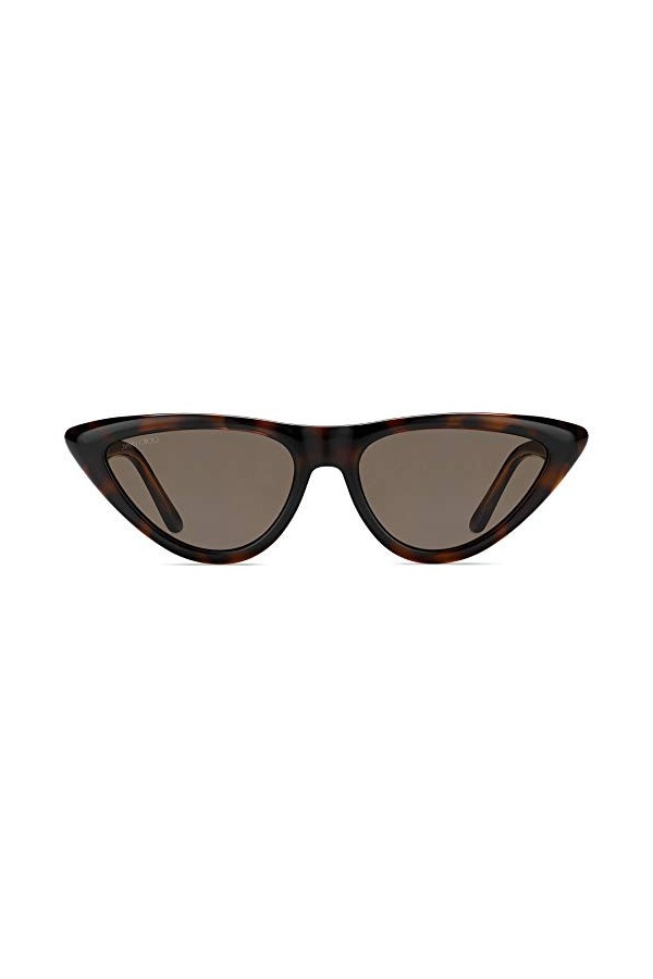 Jimmy Choo Sparks/G/S IR Lunettes de Soleil, Marron Dark Havana/BW Marrone , 55 Femme