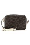 Calvin Klein Sac Bandoulière Femme Ck Must Camera Bag Mono Petit Modèle, Marron Brown Mono , Taille Standard