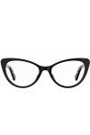 Moschino Mol573 Lunettes de Soleil, Noir, 54 Femme