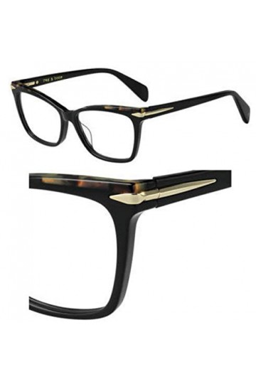 rag & bone Femme RNB3021 Lunettes de Soleil, Noir, 51