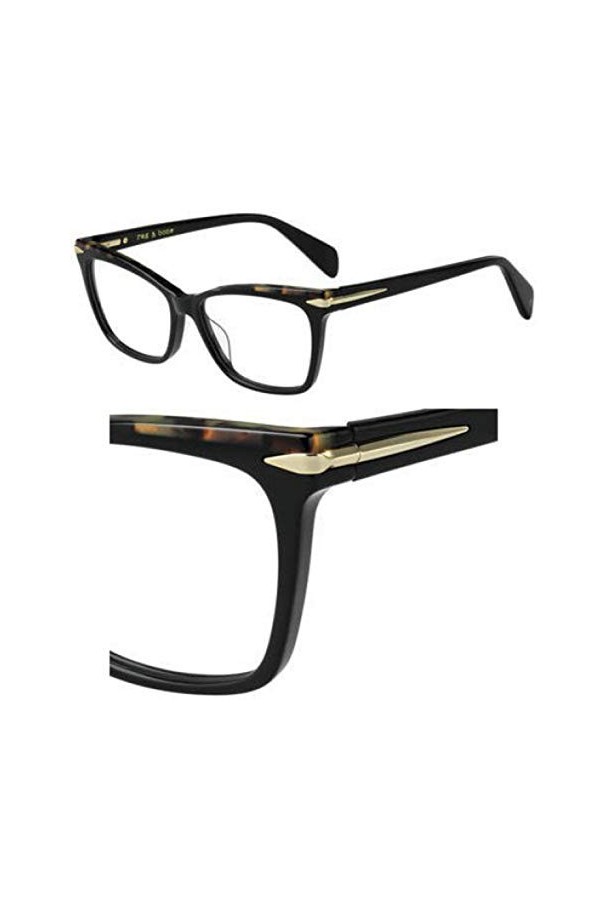 rag & bone Femme RNB3021 Lunettes de Soleil, Noir, 51