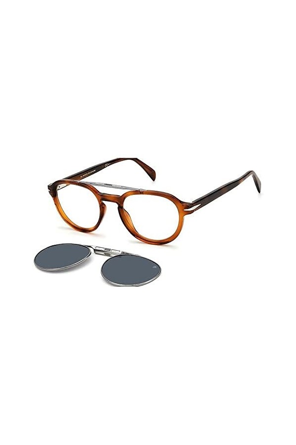 David Beckham DB 1075/cs Sunglasses, WR9/C3 Brown Havana, 49 Unisex