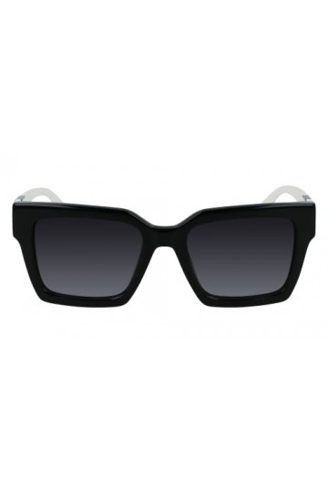 Karl Lagerfeld KL6057S 47959 004 black & white sole Mens Acetate, Standard, 52 KL6057S Sunglasses, 52 Unisex