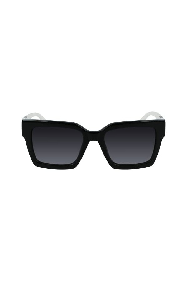 Karl Lagerfeld KL6057S 47959 004 black & white sole Mens Acetate, Standard, 52 KL6057S Sunglasses, 52 Unisex