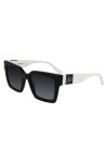 Karl Lagerfeld KL6057S 47959 004 black & white sole Mens Acetate, Standard, 52 KL6057S Sunglasses, 52 Unisex