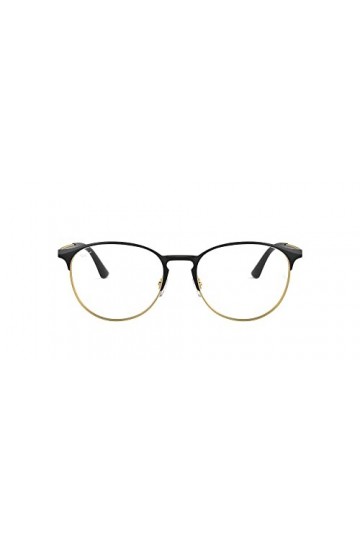 Ray-Ban 0RX 6375 2890 53 Lunettes de Soleil, Or Gold Top in Black , Mixte Adulte