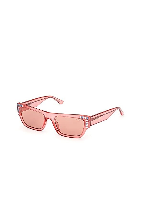 Guess GU7902 Lunettes de Soleil, Rose/Autre, 53/18/140 Femme