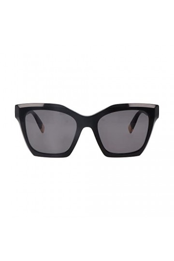 Furla Sfu621 Lunettes de Soleil, Noir Brillant, 53 Femme