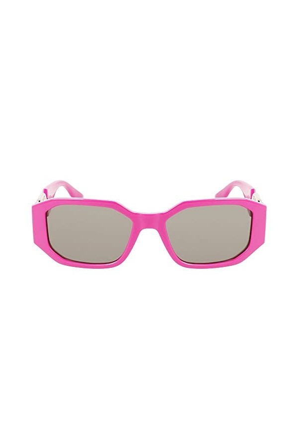 KARL LAGERFELD KL6085S Sunglasses, 525 Fuchsia, 55 Unisex
