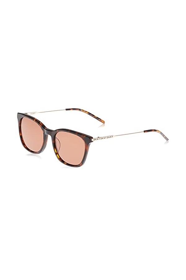 Dkny DK708S 45332 205 brown tortoise sole Womens Acetate, Standard, 52 DK708S 45332 Sunglasses, 52 Unisex