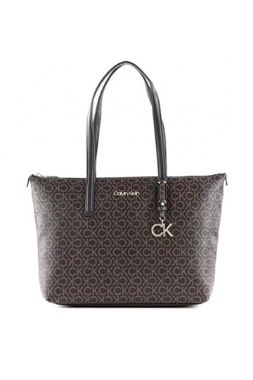 Calvin Klein CK Must Shopper MD Mono Brown Mono