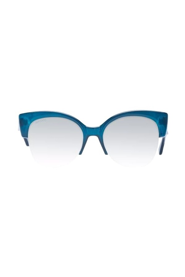 Jimmy Choo Priya/S IC Lunettes de Soleil, Multicolore Mtbluee Glttr/GY Grey , 56 Femme