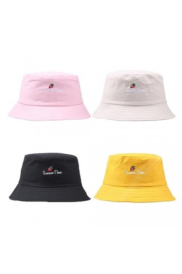 TAFACE Lot De 2 Chapeaux Seau Réversibles, Chapeau De Soleil De Plage Pliable, Chapeau De Soleil Unisexe, Adapté pour La Pêch