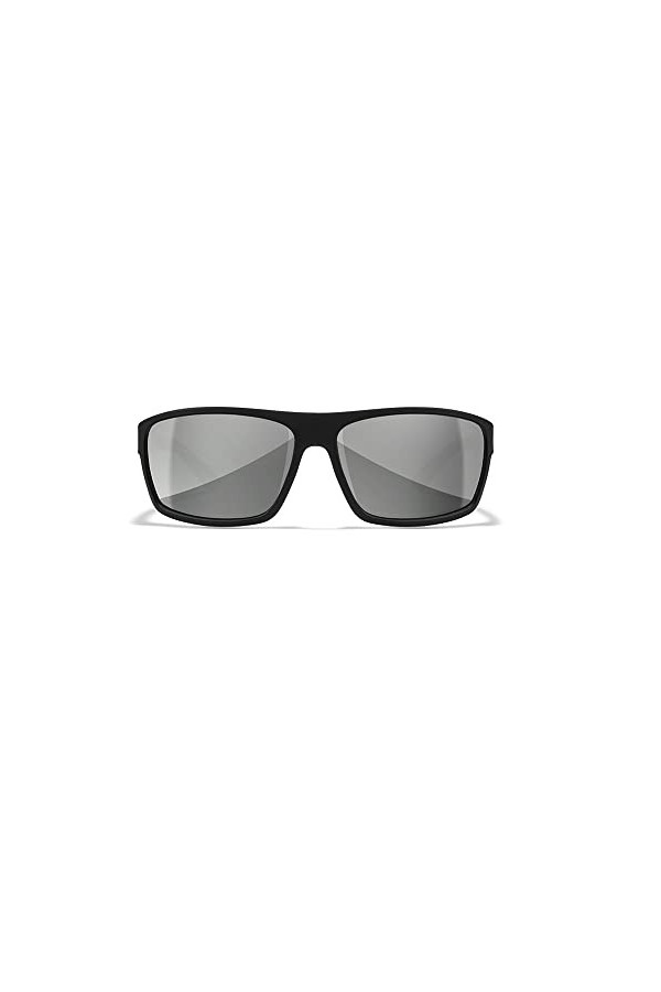 Wiley X Wx Peak Lunettes de Soleil, Noir Brillant, S-M Mixte