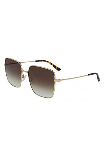 Calvin Klein CK20135S Lunettes de Soleil, 717 Shiny Gold, Taille Unique Unisex
