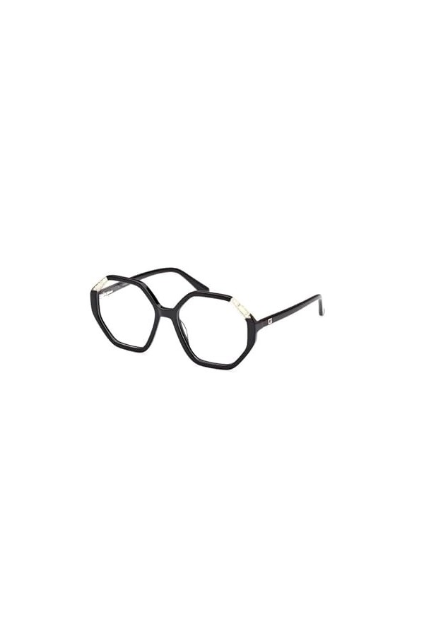 Guess GU2951 Lunettes de Soleil, Noir Brillant, 53/16/140 Femme